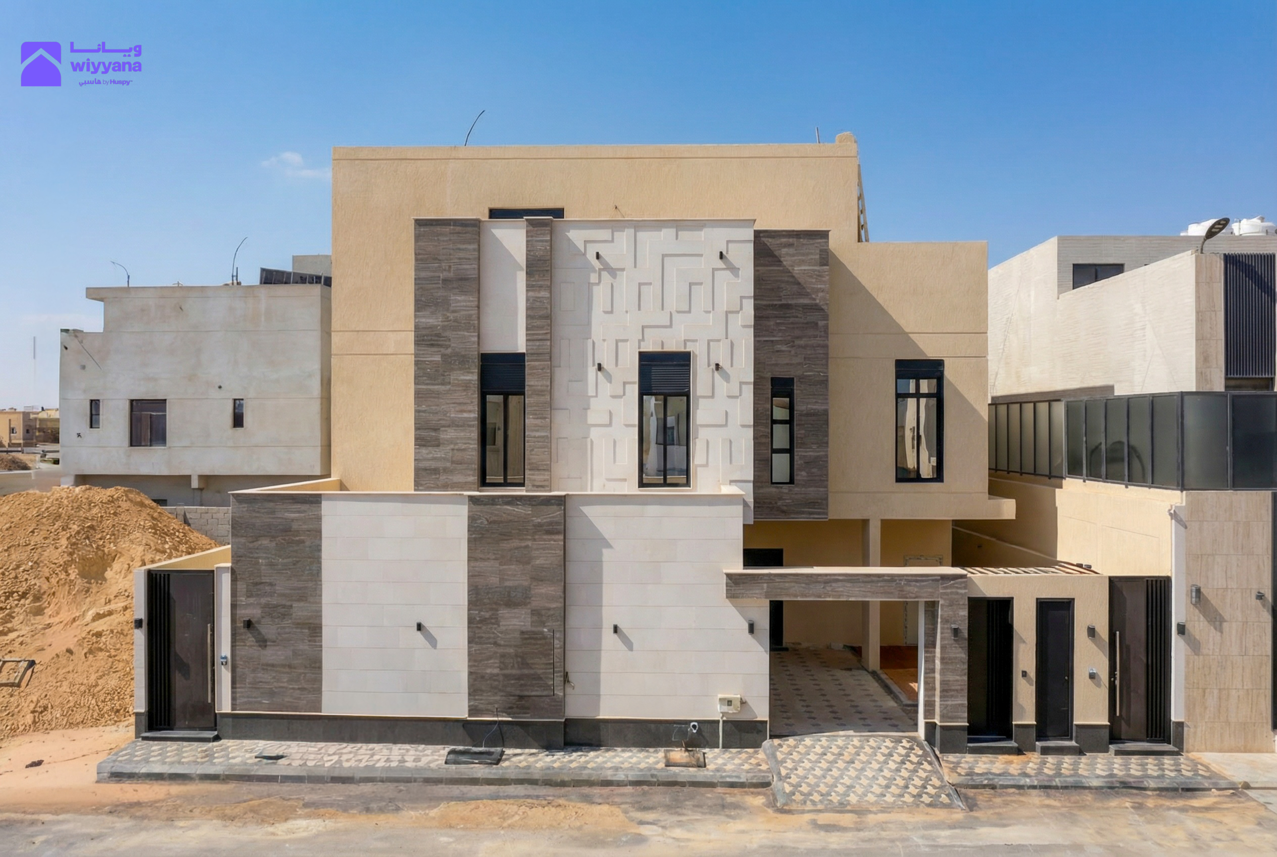 Front view Villa in Al-Safaa